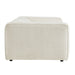 Modway Auren 88 Inch Lattice Bouclé Upholstered Sofa in Cream - angled view
