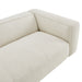 Modway Auren 88 Inch Lattice Bouclé Upholstered Sofa in Cream - lifestyle view