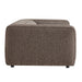 Modway Auren 88 Inch Lattice Bouclé Upholstered Sofa in Earth - angled view