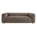 Modway Auren 88 Inch Lattice Bouclé Upholstered Sofa in Earth - detail view