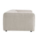 Modway Auren 88 Inch Lattice Bouclé Upholstered Sofa in Fog - angled view