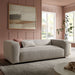 Modway Auren 88 Inch Lattice Bouclé Upholstered Sofa in Fog - lifestyle view 19