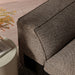 Modway Auren Lattice Bouclé Upholstered Modular Right-Facing Arm Chair in Earth - lifestyle view 17