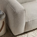Modway Auren Lattice Bouclé Upholstered Modular Left-Facing Arm Chair in Fog - lifestyle view 16
