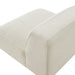 Modway Auren Lattice Bouclé Upholstered Modular Armless Chair in Cream - lifestyle view