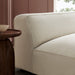 Modway Auren Lattice Bouclé Upholstered Modular Armless Chair in Cream - lifestyle view 17