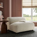 Modway Auren Lattice Bouclé Upholstered Modular Armless Chair in Cream - lifestyle view 20