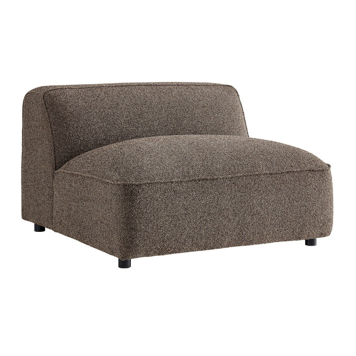Modway Auren 5 Piece Lattice Bouclé Upholstered Modular Corner Sectional - lifestyle view 19