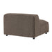 Modway Auren Lattice Bouclé Upholstered Modular Armless Chair in Earth - side view