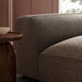 Modway Auren Lattice Bouclé Upholstered Modular Armless Chair in Earth - lifestyle view 18
