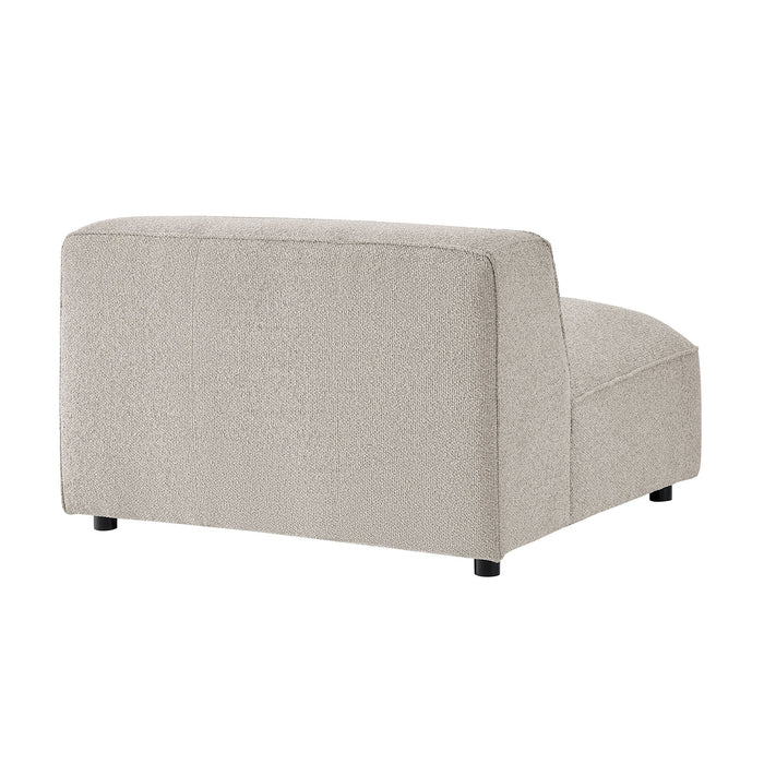Modway Auren 5 Piece Lattice Bouclé Upholstered Modular Corner Sectional - lifestyle view 13