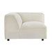 Modway Auren 5 Piece Lattice Bouclé Upholstered Modular Corner Sectional - lifestyle view 17