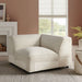 Modway Auren Lattice Bouclé Upholstered Modular Corner Chair in Cream - lifestyle view 17