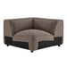 Modway Auren 5 Piece Lattice Bouclé Upholstered Modular Corner Sectional - lifestyle view 18