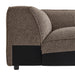 Modway Auren Lattice Bouclé Upholstered Modular Corner Chair in Earth - detail view