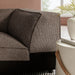 Modway Auren Lattice Bouclé Upholstered Modular Corner Chair in Earth - lifestyle view