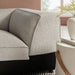 Modway Auren Lattice Bouclé Upholstered Modular Corner Chair in Fog - lifestyle view