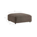 Modway Auren Lattice Bouclé Upholstered Ottoman in Earth - dimensions and specifications 24