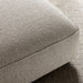 Modway Auren Lattice Bouclé Upholstered Ottoman in Fog - lifestyle view
