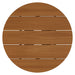 Modway Lane 31 Inch Round Outdoor Teak Wood Coffee Table in Natural - side view