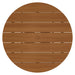 Modway Lane 47 Inch Round Outdoor Teak Wood Dining Table in Natural - side view