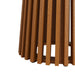 Modway Lane 31 Inch Round Outdoor Teak Wood Bar Table in Natural - detail view
