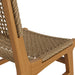 Modway Rowe Outdoor Teak Wood Dining Chair in Natural - lifestyle view