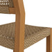 Modway Reed 44 Inch Outdoor Outdoor Teak Wood Rattan Bar Stool in Natural - lifestyle view