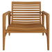 Modway Hayden Outdoor Teak Wood Armchair in Natural - detail view