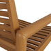 Modway Hayden Outdoor Teak Wood Armchair in Natural - lifestyle view