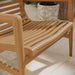 Modway Hayden Outdoor Teak Wood Armchair in Natural - lifestyle view 6