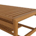 Modway Hayden 46 Inch Outdoor Teak Wood Coffee Table in Natural - lifestyle view