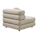 Modway Jubilee Upholstered Modular Armless Chair in Linen - side view