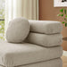 Modway Jubilee Upholstered Modular Armless Chair in Linen - lifestyle view 11