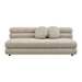 Modway Jubilee Upholstered Modular Armless Loveseat in Linen - detail view