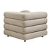 Modway Jubilee Upholstered Modular Corner Chair in Linen - side view