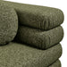 Modway Jubilee Upholstered Modular Corner Chair in Olive - detail view