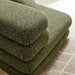 Modway Jubilee Upholstered Modular Corner Chair in Olive - lifestyle view