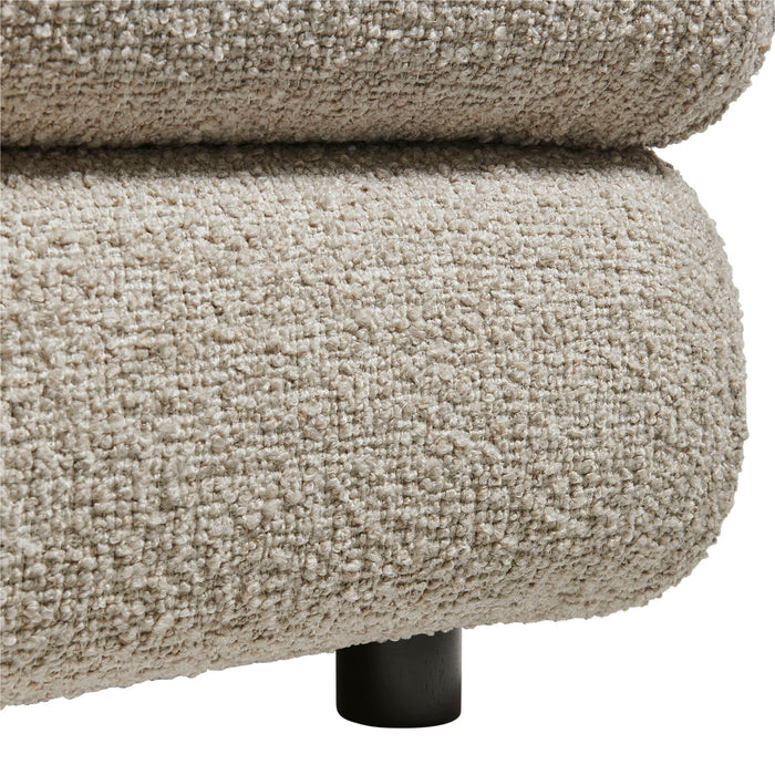 Modway Jubilee Upholstered Ottoman in Linen - detail view