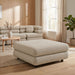 Modway Jubilee Upholstered Ottoman in Linen - lifestyle view 15