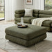 Modway Jubilee Upholstered Ottoman in Olive - lifestyle view 12