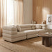 Modway Jubilee 3-Piece Upholstered 3-Piece Modular Sofa Set in Linen - lifestyle view 11