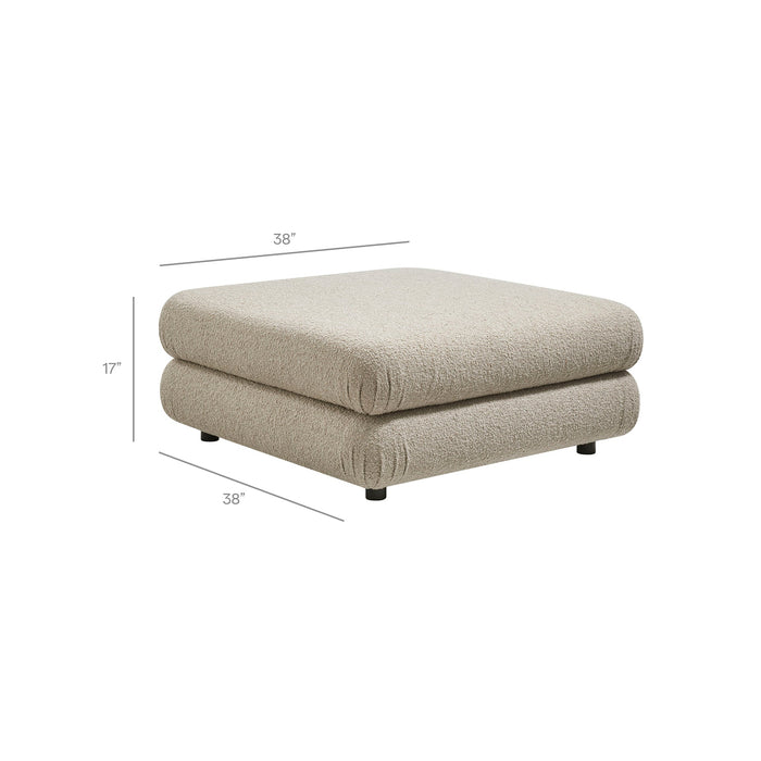 Modway Jubilee 4-Piece Upholstered Modular Sofa Set in Linen - dimensions and specifications 26