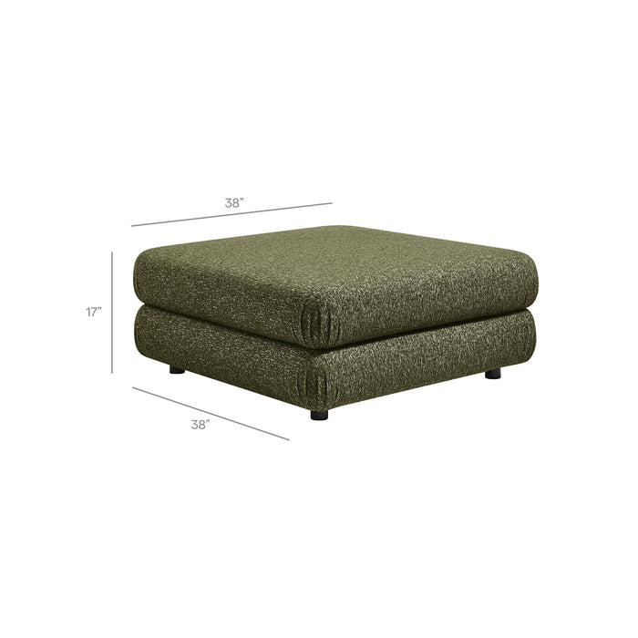Modway Jubilee 4-Piece Upholstered Modular Sofa Set in Olive - dimensions and specifications 30