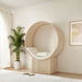 Aperture Round Alcove Accent Chair Natural Ivory