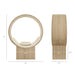 Aperture Round Alcove Accent Chair Natural Ivory
