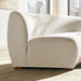 Modway Rialta Curved Armless Performance Velvet Sectional Loveseat in Alabaster - lifestyle view 11