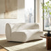 Modway Rialta Curved Armless Performance Velvet Sectional Loveseat in Alabaster - lifestyle view 13