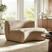 Modway Rialta Curved Right-Arm Performance Velvet Sectional Loveseat in Taupe - lifestyle view 14