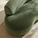 Modway Rialta Curved Left-Arm Slub Weave Fabric Sectional Loveseat in Foliage - lifestyle view 17